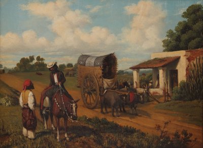 A Stop at the Tavern by Prilidiano Pueyrredon